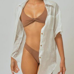 Blackbough Swim Cami Linen Tee